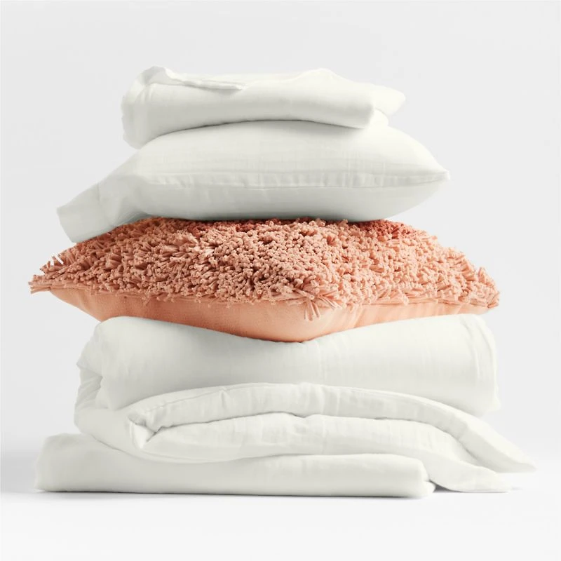 Supersoft Pampas Ivory Organic Cotton Gauze Toddler Duvet Cover