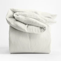 Supersoft Pampas Ivory Organic Cotton Gauze Kids Twin Duvet Cover