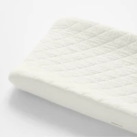 Supersoft Pampas Ivory Organic Cotton Gauze Baby Changing Pad Cover