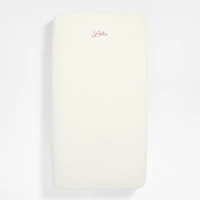 Supersoft Pampas Ivory Organic Cotton Gauze Baby Crib Fitted Sheet