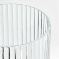 Fluted 15-Oz. Acrylic Double Old-Fashioned Glass