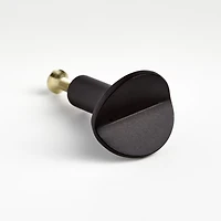Fold Matte Black Knob