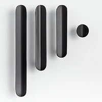 Fold Matte Black Knob