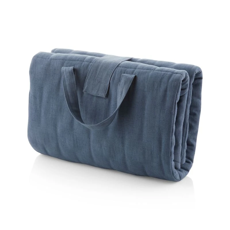 Fold and Go Navy Portable Baby Mat