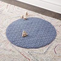 Fold and Go Navy Portable Baby Mat