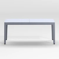 Folio Slate Blue Top-Grain Leather 40" Bench