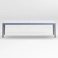 Folio Slate Blue Top-Grain Leather 64" Bench