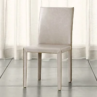 Folio Sand Top-Grain Leather Dining Chair