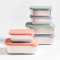 Stainless Steel Dual Compartment Lunch Container