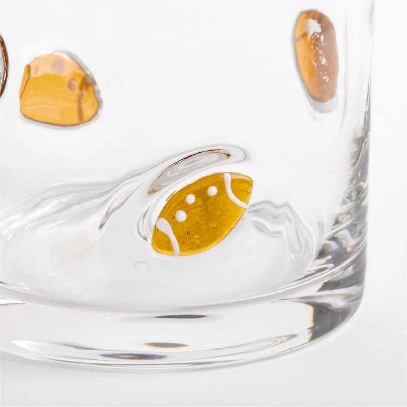 Football Icon 15-oz. Double Old-Fashioned Glass