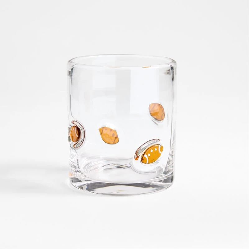 Football Icon 15-oz. Double Old-Fashioned Glass