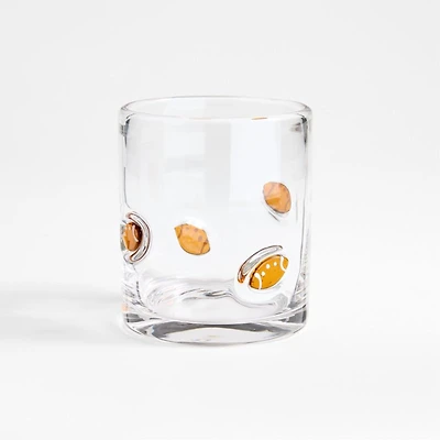 Football Icon 15-oz. Double Old-Fashioned Glass