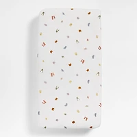 Supersoft Forest Animals Organic Cotton Baby Crib Fitted Sheet