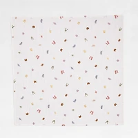 Forest Animals Organic Cotton Gauze Baby Swaddle Blankets, Set of 2