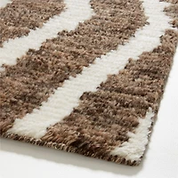 Formentera Wool Hand-Knotted Brown Area Rug 8'x10'