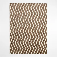 Formentera Wool Hand-Knotted Brown Area Rug 8'x10'