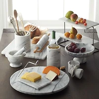French Kitchen Marble Rolling Pin with Stand