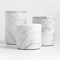French Kitchen Small Marble Canister