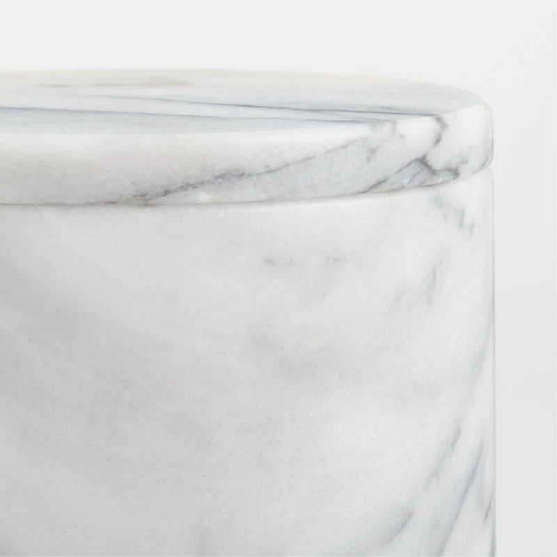 French Kitchen Small Marble Canister