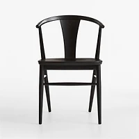 Fyn Black Wood Dining Side Chair