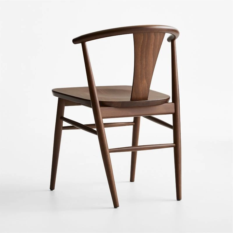 Fyn Natural Walnut Wood Dining Side Chair
