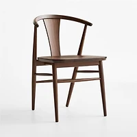 Fyn Natural Walnut Wood Dining Side Chair