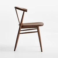Fyn Natural Walnut Wood Dining Side Chair