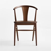 Fyn Natural Walnut Wood Dining Side Chair