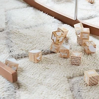 Etched Wooden Baby Blocks
