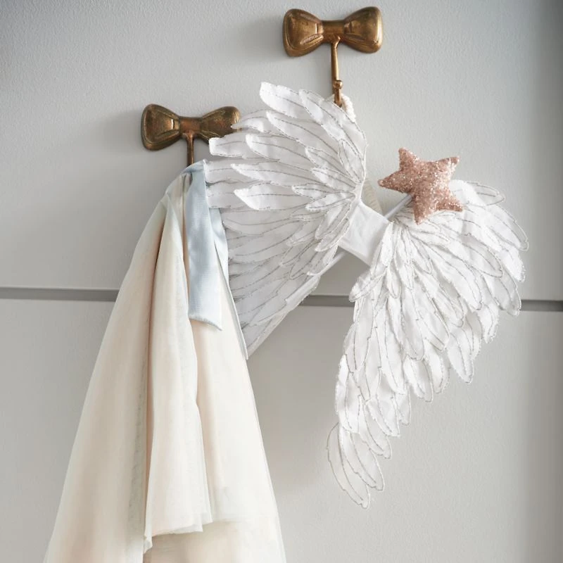 Little Bow Gold Metal Kids Wall Hook