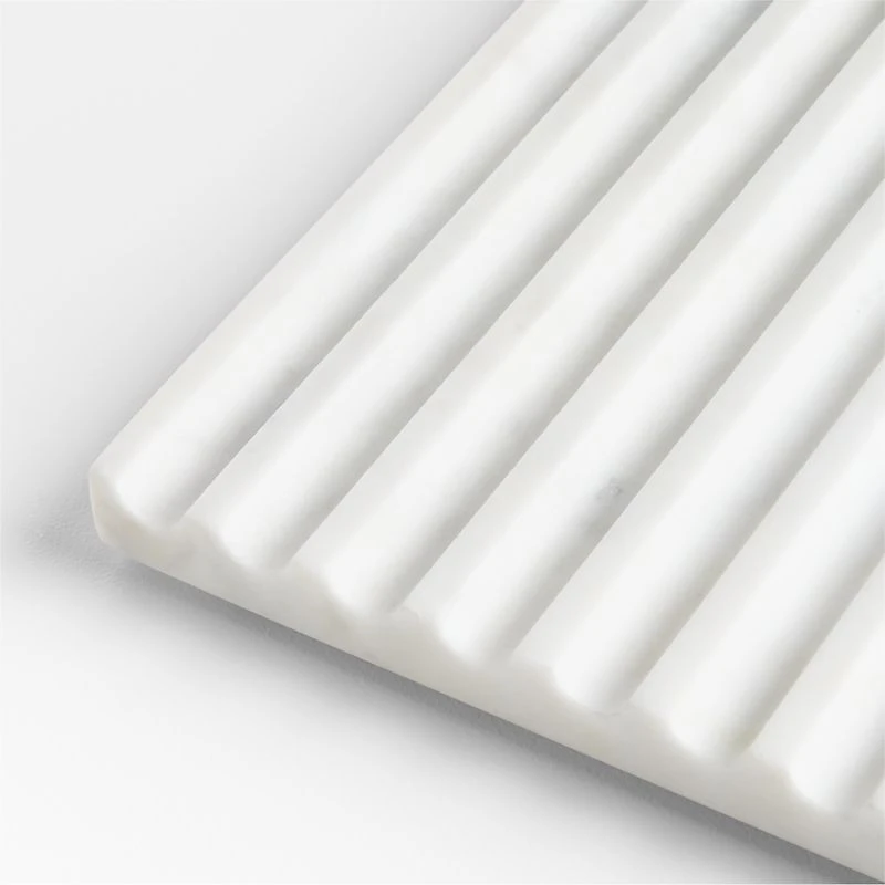 Alabaster Fluted Marble Trivet by Gaby Dalkin