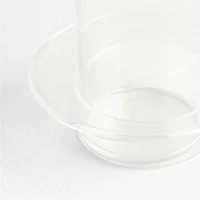 Gara Clear Glass Hurricane Candle Holder 7"