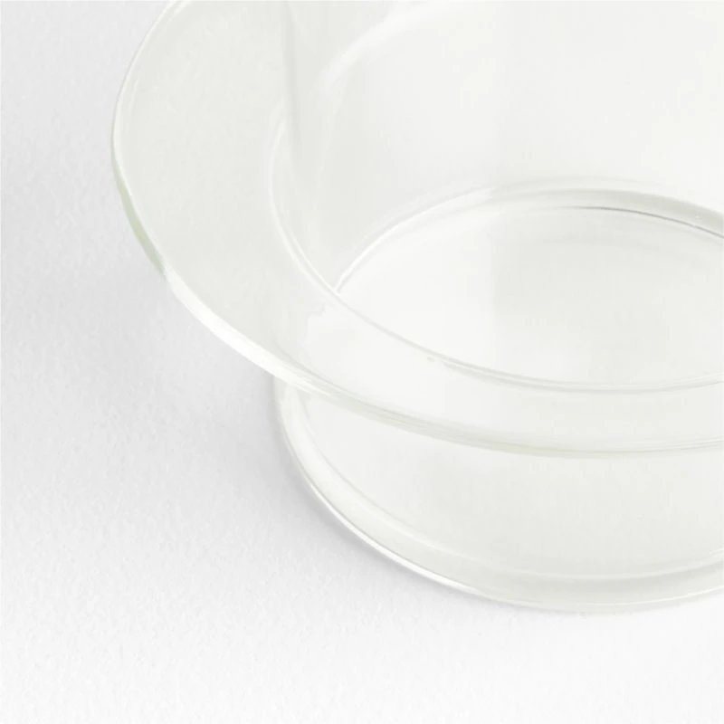 Gara Clear Glass Hurricane Candle Holder 7"