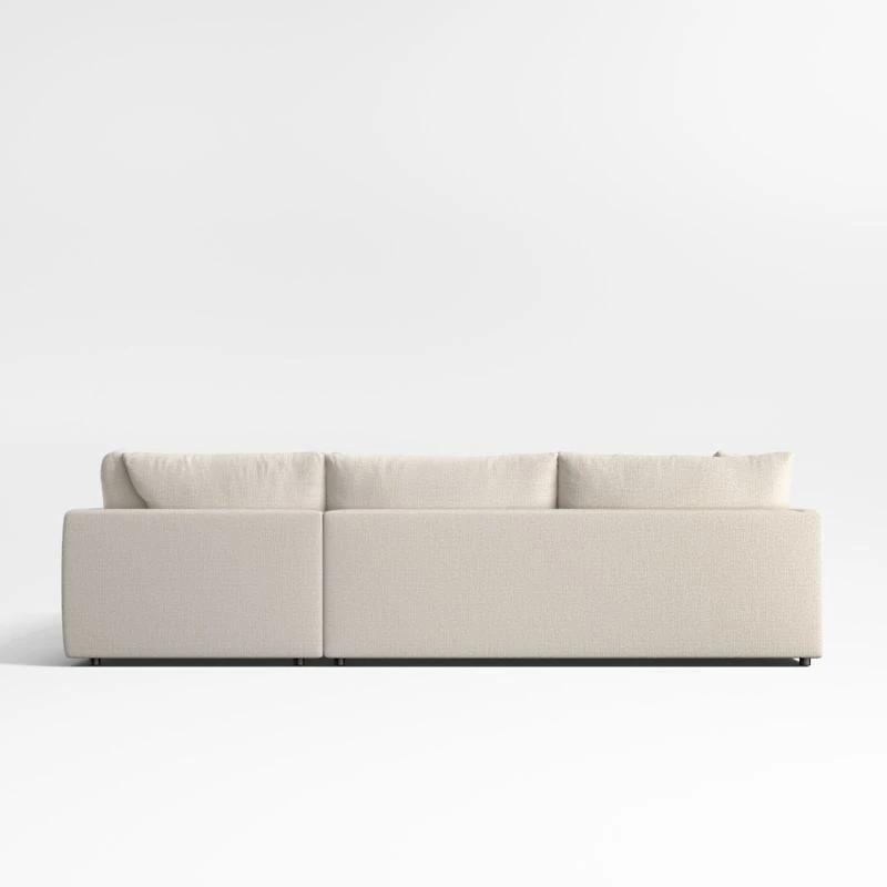 Gather Deep 3-Piece L-Shaped Sectional Sofa