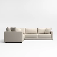 Gather Deep 3-Piece L-Shaped Sectional Sofa