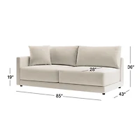 Gather Deep Left-Arm Sofa