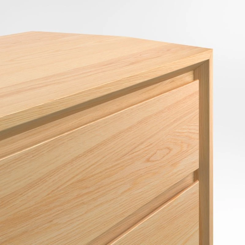 Gather Natural Oak Wood 6-Drawer Dresser