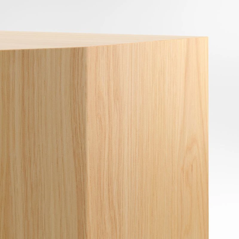 Gather 30" Natural Oak Wood Charging Nightstand