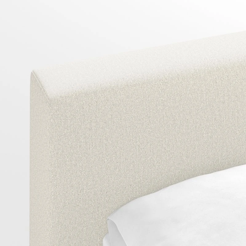 Gather Ivory Upholstered Queen Bed