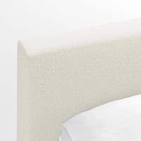 Gather Ivory Upholstered Queen Bed