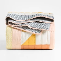 Gee's Bend Amir Amor Patchwork Organic Cotton Kids Twin Quilt