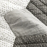 Gee's Bend Little Sassy Patchwork Organic Cotton Baby Crib Quilt