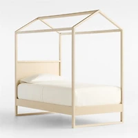 Gemini Sun Washed Ash Wood Kids Twin Tent Bed
