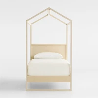 Gemini Sun Washed Ash Wood Kids Twin Tent Bed
