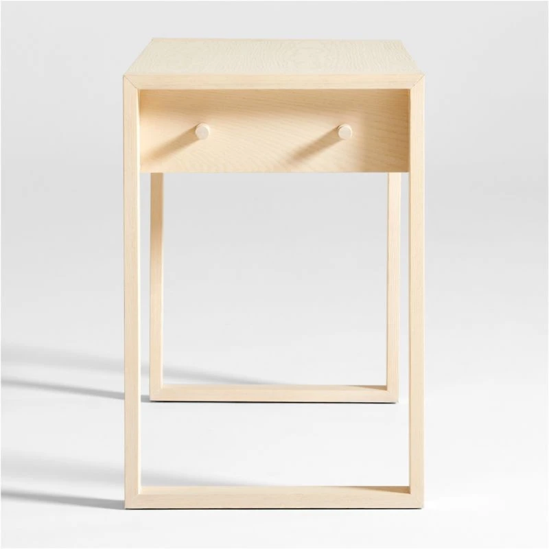 Gemini Kids Light Ash Wood Desk