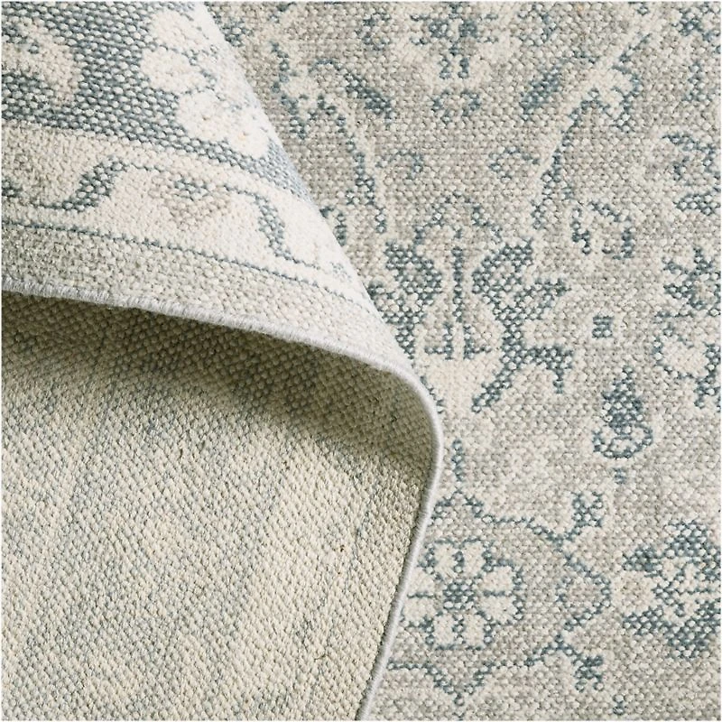 Geneva Performance Traditional Blue Handknotted Area Rug 8'x10'