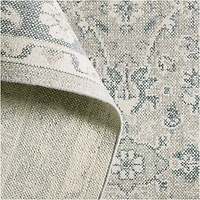 Geneva Performance Traditional Blue Handknotted Area Rug 8'x10'