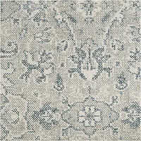 Geneva Performance Traditional Blue Handknotted Area Rug 8'x10'