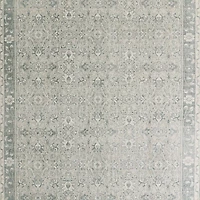 Geneva Performance Traditional Blue Handknotted Area Rug 8'x10'