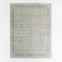 Geneva Performance Traditional Blue Handknotted Area Rug 8'x10'